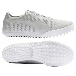 PUMA Women’s Monolite Cat EM Gray White Golf Shoes